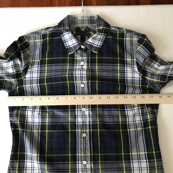 J. CREW Perfect Plaid Button Down Cotton Shirt Bundle Blue Red Boys Size 2T - Picture 13 of 16